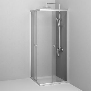 Душевой уголок AM.PM Sunny W87G-403-8080-MT профиль серебристый 80x80 см